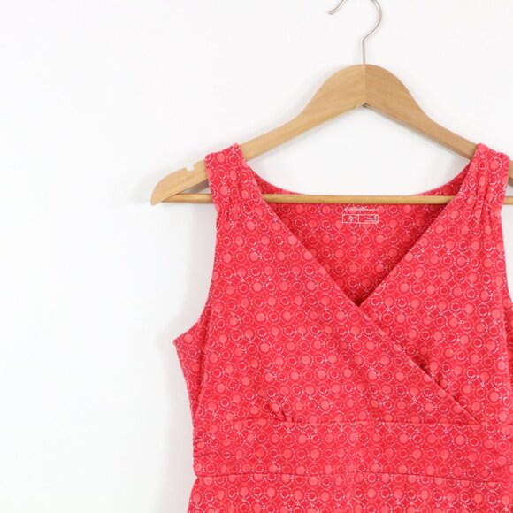 *Eddie Baure Pink Y2K V Neck Sleeveless Dress - Picture 3 of 6